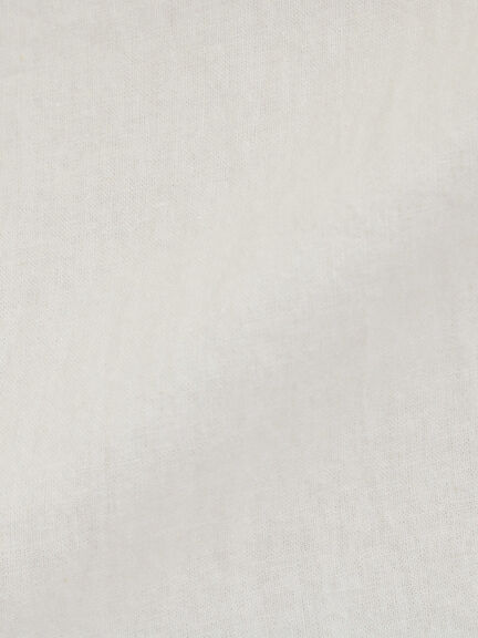 【Cross×Linen】フリルカラーブラウス（オフホワイト/ピンク/ベージュ/サックスブルー/ブルー）｜Samansa Mos2（サマンサ モスモス）通販