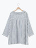 【Cross×Linen】フリルカラーブラウス（オフホワイト/ピンク/ベージュ/サックスブルー/ブルー）｜Samansa Mos2（サマンサ モスモス）通販