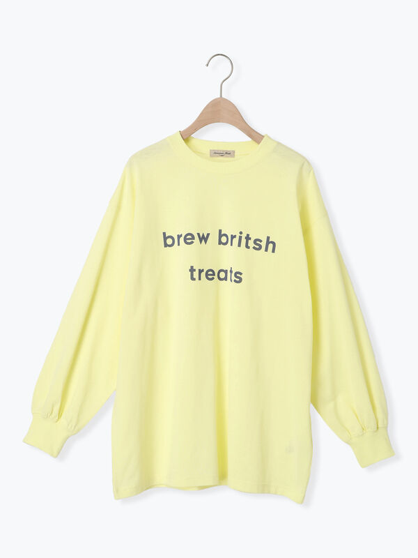 セール】 ◎柄アソートロゴロンT（オフホワイト/チャコールグレー