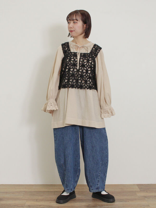 デニムブラウンミサ様 tageechita（タジチタ）の「【tageechita】ミディアムライズウォッシュ