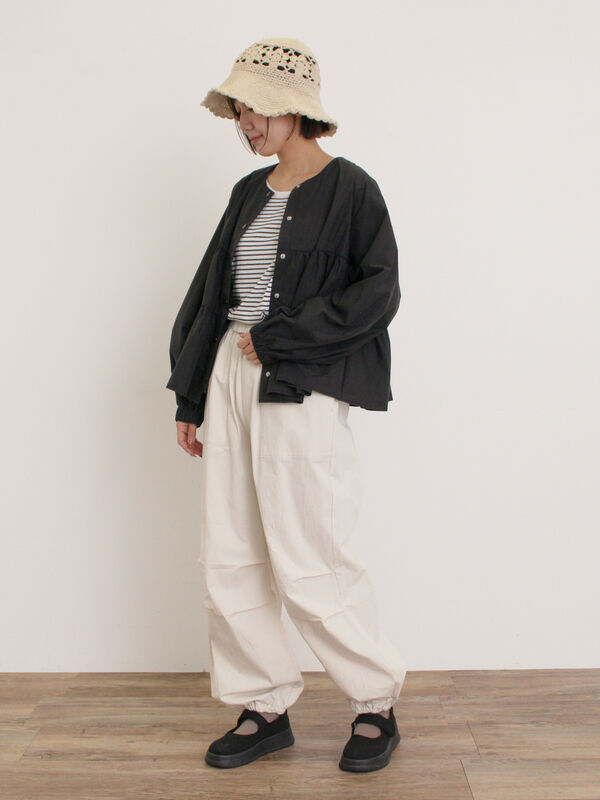 パンツ　ホワイト　M 新品　フォロー割-200円 パンツ .-- MULE （ナチュラルホワイト） -MANGO - マンゴ公式