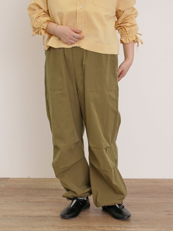 PARACHUTE パンツ Color Piping Parachute Pants