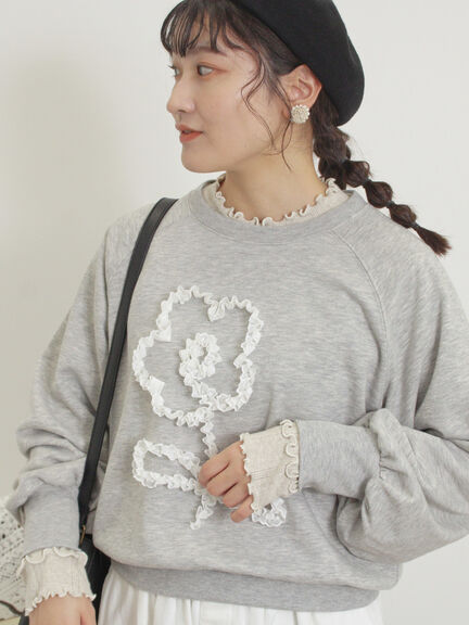 モコさま　Deuxieme Classeスウェット　美品♪ 新品 ドゥーズイエムクラス☆LOVE A PEACE スウェット