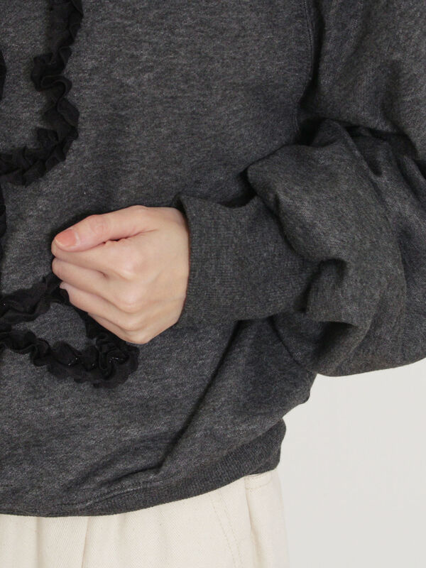 セール】 ◎レースコードスウェット（グレー/チャコールグレー/キナリ