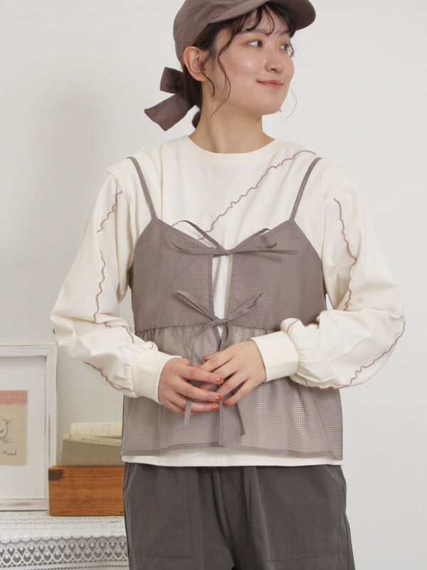 セール】 メローインナーSETシアービスチェ（オフホワイト/ブラック