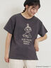 【MOOMOIN×Samansa Mos2】ぽこぽこ刺繍Tシャツ（チャコールグレー）｜Samansa Mos2（サマンサ モスモス）通販