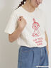【MOOMOIN×Samansa Mos2】ぽこぽこ刺繍Tシャツ（キナリ）｜Samansa Mos2（サマンサ モスモス）通販
