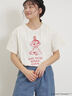 【MOOMOIN×Samansa Mos2】ぽこぽこ刺繍Tシャツ（チャコールグレー/ベージュ/キナリ）｜Samansa Mos2（サマンサ モスモス）通販