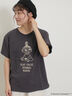 【MOOMOIN×Samansa Mos2】ぽこぽこ刺繍Tシャツ（チャコールグレー/ベージュ/キナリ）｜Samansa Mos2（サマンサ モスモス）通販