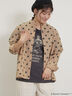 【MOOMOIN×Samansa Mos2】ぽこぽこ刺繍Tシャツ（チャコールグレー/ベージュ/キナリ）｜Samansa Mos2（サマンサ モスモス）通販