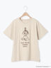 【MOOMOIN×Samansa Mos2】ぽこぽこ刺繍Tシャツ（チャコールグレー/ベージュ/キナリ）｜Samansa Mos2（サマンサ モスモス）通販