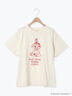 【MOOMOIN×Samansa Mos2】ぽこぽこ刺繍Tシャツ（チャコールグレー/ベージュ/キナリ）｜Samansa Mos2（サマンサ モスモス）通販