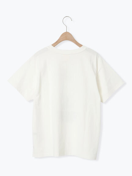 【MOOMIN×Samansa Mos2】ぽこぽこ刺繍Tシャツ（オフホワイト）｜Samansa Mos2（サマンサ モスモス）通販