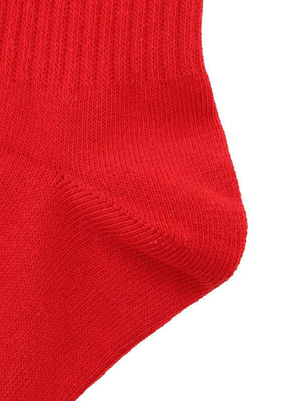 セール】 ロゴいっぱいソックス（オフホワイト/レッド/サックスブルー