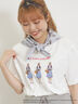 【オズの魔法使/ドロシー】 プリントTシャツ（オフホワイト/ピンク）｜Samansa Mos2（サマンサ モスモス）通販