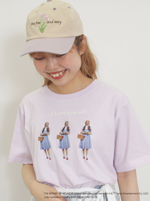 セール】 【オズの魔法使/ドロシー】 プリントTシャツ（オフホワイト