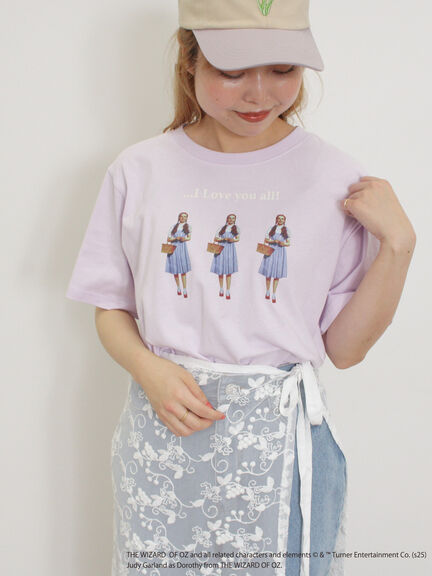 【オズの魔法使/ドロシー】 プリントTシャツ（オフホワイト/ピンク）｜Samansa Mos2（サマンサ モスモス）通販