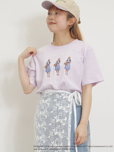 【オズの魔法使/ドロシー】 プリントTシャツ（オフホワイト/ピンク）｜Samansa Mos2（サマンサ モスモス）通販