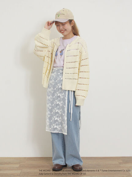 【オズの魔法使/ドロシー】 プリントTシャツ（オフホワイト/ピンク）｜Samansa Mos2（サマンサ モスモス）通販
