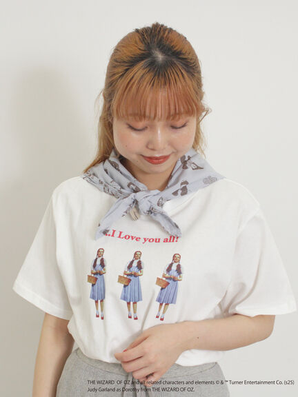 【オズの魔法使/ドロシー】 プリントTシャツ（オフホワイト/ピンク）｜Samansa Mos2（サマンサ モスモス）通販