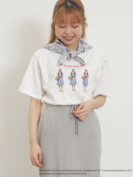 【オズの魔法使/ドロシー】 プリントTシャツ（オフホワイト/ピンク）｜Samansa Mos2（サマンサ モスモス）通販