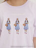 【オズの魔法使/ドロシー】 プリントTシャツ（オフホワイト/ピンク）｜Samansa Mos2（サマンサ モスモス）通販