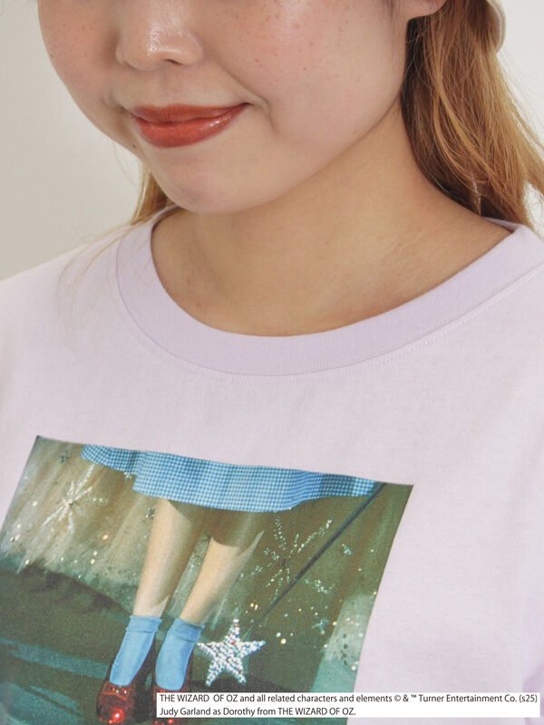 セール】 【オズの魔法使/赤い靴】プリントTシャツ（オフホワイト