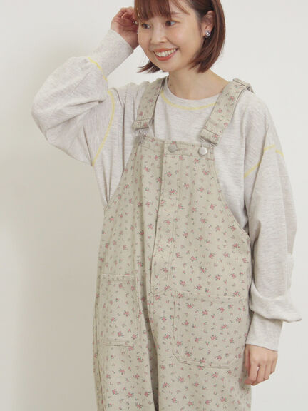 配色ステッチプリントアソートロングTシャツ（オフホワイト/グレー/ブラック/ブルー）｜Samansa Mos2（サマンサ モスモス）通販