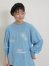 配色ステッチプリントアソートロングTシャツ（オフホワイト/グレー/ブラック/ブルー）｜Samansa Mos2（サマンサ モスモス）通販