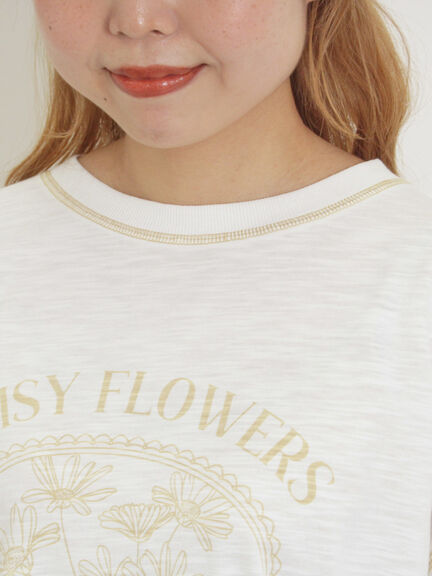 配色ステッチプリントアソートロングTシャツ（オフホワイト/グレー/ブラック/ブルー）｜Samansa Mos2（サマンサ モスモス）通販
