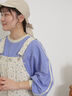 ミニ裏毛ワンポイント刺繍ラインスウェット（オフホワイト/グレー/ブラック/パープル）｜Samansa Mos2（サマンサ モスモス）通販
