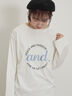 ロゴ刺繍アソートロングTシャツ（オフホワイト）｜Samansa Mos2（サマンサ モスモス）通販