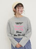 ロゴ刺繍アソートロングTシャツ（オフホワイト/グレー/ブラック/ピンク）｜Samansa Mos2（サマンサ モスモス）通販