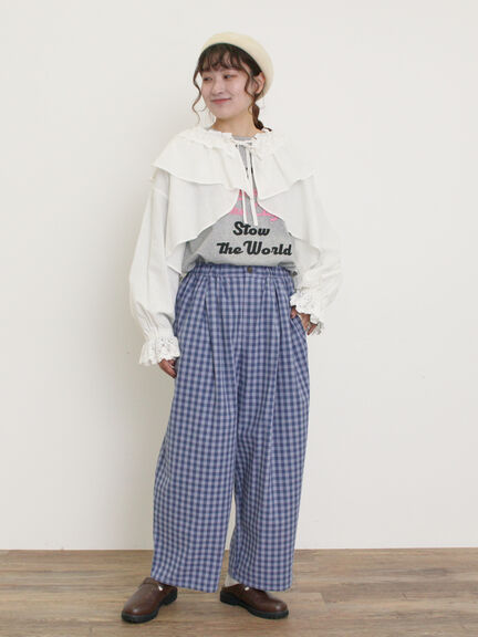 ロゴ刺繍アソートロングTシャツ（オフホワイト/グレー/ブラック/ピンク）｜Samansa Mos2（サマンサ モスモス）通販