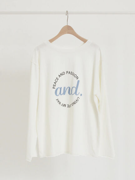 ロゴ刺繍アソートロングTシャツ（オフホワイト/グレー/ブラック/ピンク）｜Samansa Mos2（サマンサ モスモス）通販