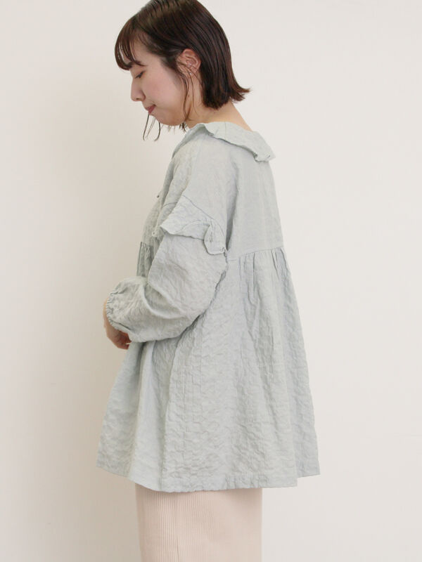 nest Robe❣️リネンフリルスリーブチュニック nest Robe❣️リネンフリルスリーブチュニック