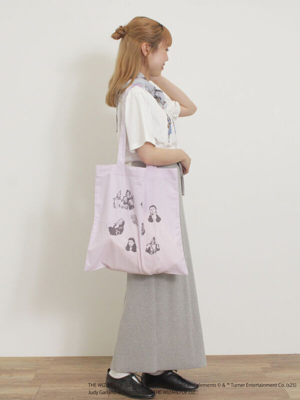 セール】 【オズの魔法使】トートバッグ（ピンク/キナリ/バッグ/バッグ