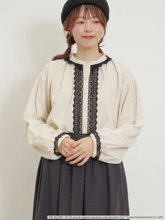 今季新作 レース シャツ　未使用　1.8万 サイドレースアップシャツワンピース/MAJESTIC LEGON(マジェスティック