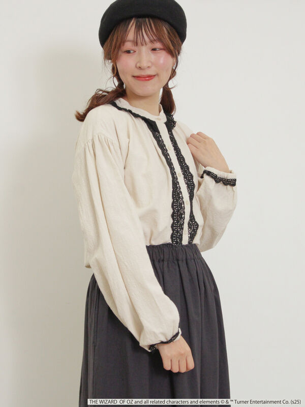 ぽろん★新品★サマンサモスモス★前立てレースブラウス＊オズの魔法使コラボ ぽろん様専用☆新品☆サマンサモスモス☆前立てレースブラウス＊オズ