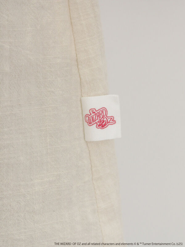 セール】 【オズの魔法使】配色レースブラウス（オフホワイト/キナリ