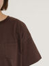 【USAコットン】Tシャツ（オフホワイト/ブラック/ピンク/ダークブラウン/グリーン/サックスブルー）｜Samansa Mos2（サマンサ モスモス）通販