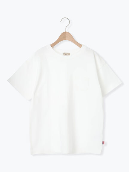 【USAコットン】Tシャツ（オフホワイト/ブラック/ピンク/ダークブラウン/グリーン/サックスブルー）｜Samansa Mos2（サマンサ モスモス）通販