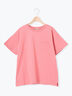 【USAコットン】Tシャツ（オフホワイト/ブラック/ピンク/ダークブラウン/グリーン/サックスブルー）｜Samansa Mos2（サマンサ モスモス）通販