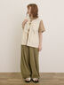【USAコットン】Tシャツ（オフホワイト/チャコールグレー/レッド/ベージュ/グリーン/パープル）｜Samansa Mos2（サマンサ モスモス）通販