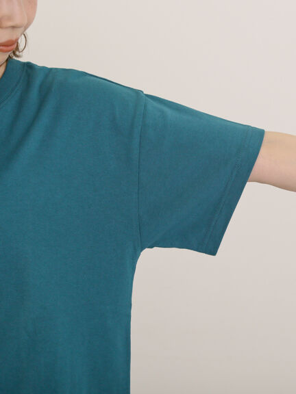 【USAコットン】Tシャツ（オフホワイト/チャコールグレー/レッド/ベージュ/グリーン/パープル）｜Samansa Mos2（サマンサ モスモス）通販
