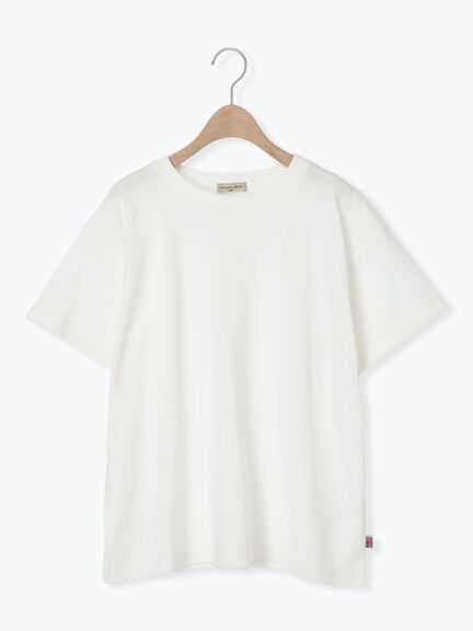 【USAコットン】Tシャツ（オフホワイト/チャコールグレー/レッド/ベージュ/グリーン/パープル）｜Samansa Mos2（サマンサ モスモス）通販