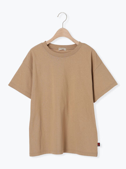【USAコットン】Tシャツ（オフホワイト/チャコールグレー/レッド/ベージュ/グリーン/パープル）｜Samansa Mos2（サマンサ モスモス）通販