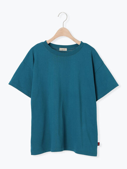 【USAコットン】Tシャツ（オフホワイト/チャコールグレー/レッド/ベージュ/グリーン/パープル）｜Samansa Mos2（サマンサ モスモス）通販