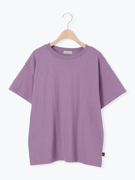 【USAコットン】Tシャツ（オフホワイト/チャコールグレー/レッド/ベージュ/グリーン/パープル）｜Samansa Mos2（サマンサ モスモス）通販