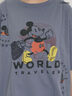 【Disney】ミッキー&フレンズ/パッチワークTシャツ（ベージュ/ミント/ブルー）｜Samansa Mos2（サマンサ モスモス）通販